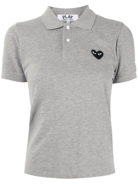 Comme des Garçons PLAY logo embroidered polo shirt