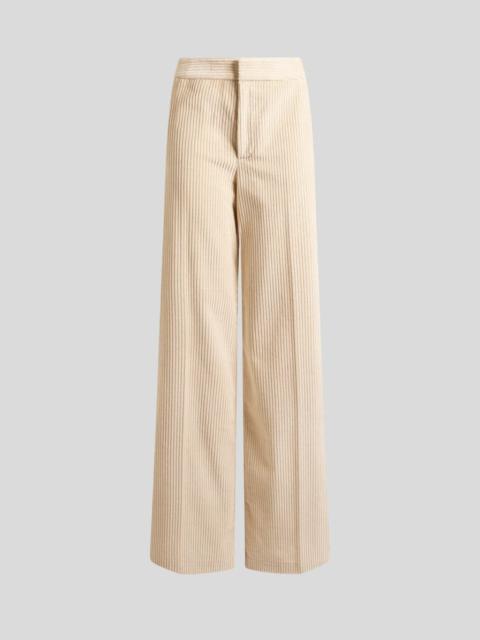 Etro WIDE-LEG TROUSERS IN COTTON CORDUROY