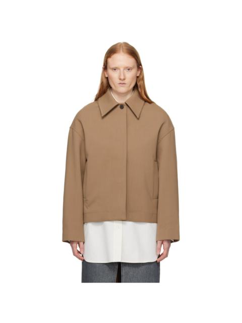 Studio Nicholson Beige Button Tab Jacket