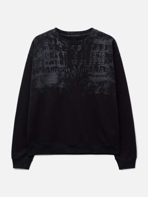 Maison Margiela NUMBER SWEATSHIRT