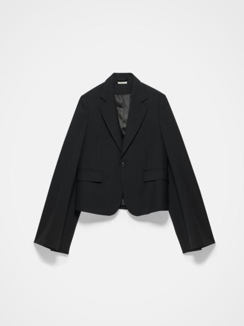 JW Anderson MENS WIDE SLEEVE BLAZER IN BLACK