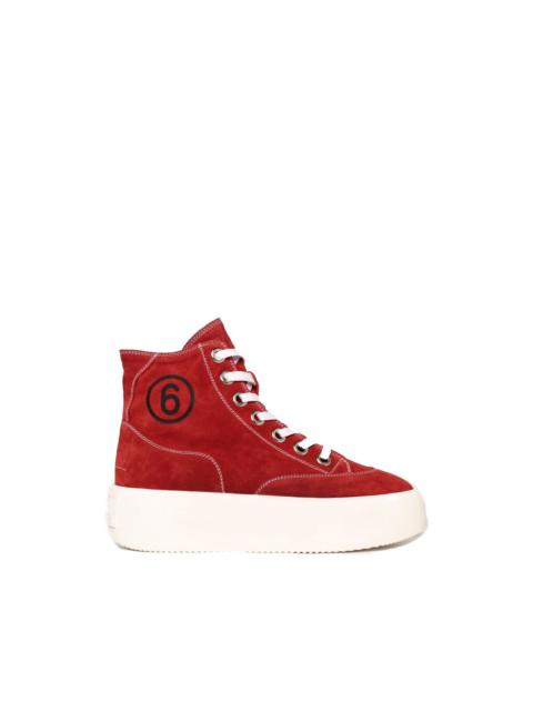 MM6 Maison Margiela high-top suede  sneakers