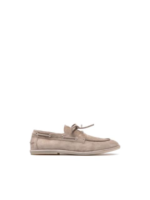OFFICINE CREATIVE Love 101 suede boat shoes