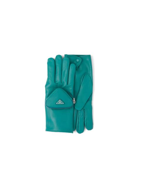 Prada Napa leather gloves