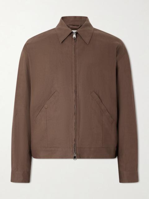 Valstar Stan Linen Bomber Jacket