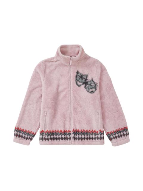 Supreme Supreme Drama Mask Fleece Jacket Pink