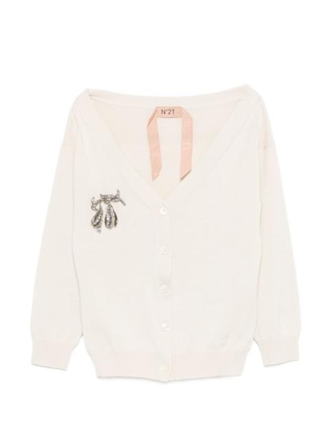 N°21 embellished knitted cardigan