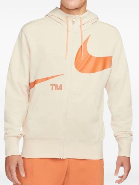 Nike Swoosh-print hoodie