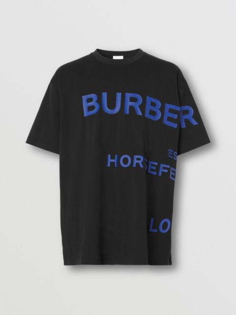 Burberry Horseferry Print Cotton Oversized T-shirt