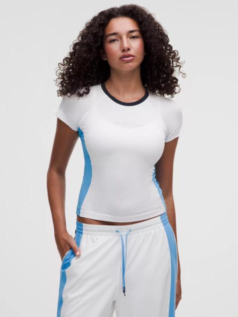 lululemon Swiftly Tech Short-Sleeve Shirt 2.0 Waist Length *Colourblock