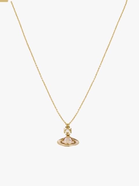 Vivienne Westwood SIMONETTA BAS RELIEF PENDANT | PINK/GOLD