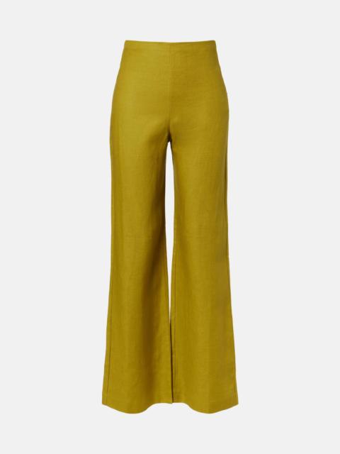 FAITHFULL Ilride linen wide-leg pants