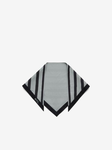 MARGARET HOWELL stripe-print scarf
