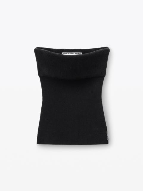 Alexander Wang merino wool ribbed tube top