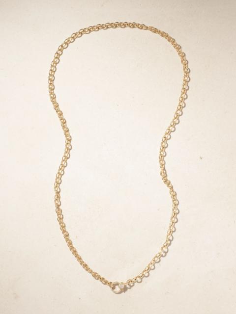 ILEANA MAKRI 14-karat gold diamond necklace Gold