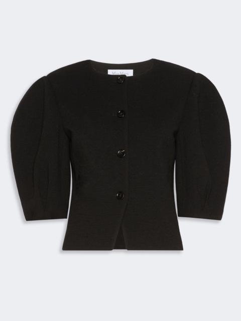 Max Mara ZERO Jacquard jersey jacket - BLACK