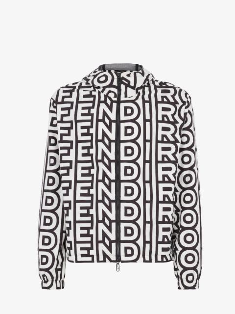FENDI Two-toned nylon Fendi Roma Capsule windbreaker jacket
