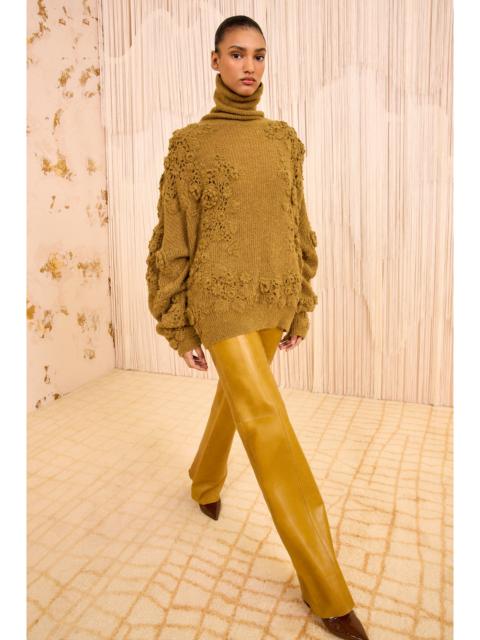 Lelou Crochet Knit Turtleneck