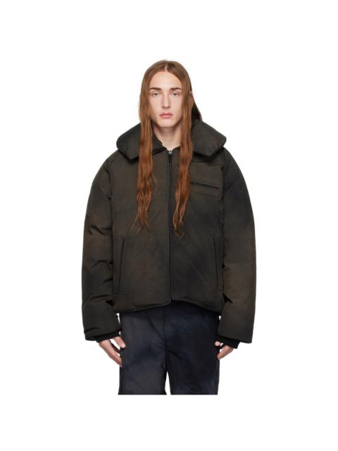032c Brown Aurora Down Jacket
