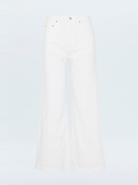 PISTOLA JADYN LOW SLUNG PALAZZO JEAN - VIVID WHITE