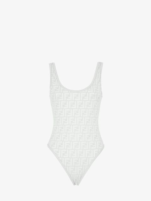 FENDI White LYCRA® swimsuit