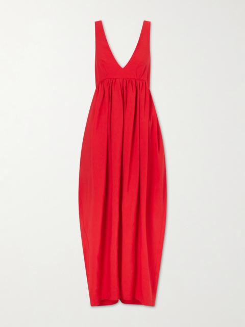 RÓHE Dazu Woven Midi Dress