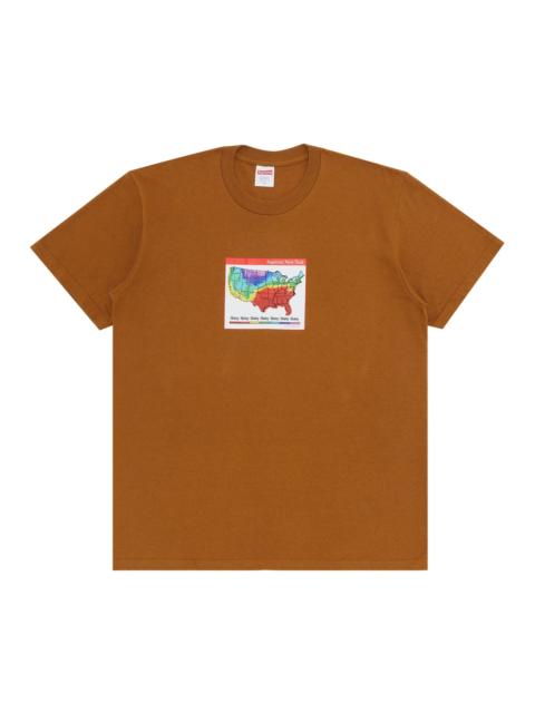 Supreme Supreme Weather Tee 'Light Brown'
