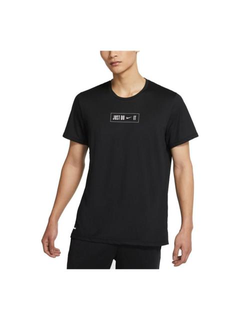 Nike Nike Dri-FIT Sports Training Quick Dry Short Sleeve Black DJ8998-010