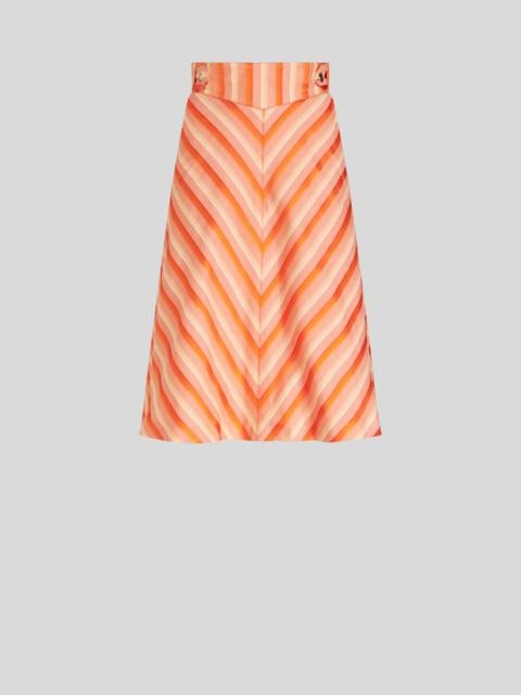 Etro DEGRADÉ STRIPED SKIRT