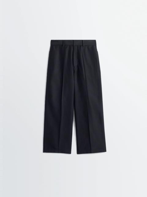 Lemaire WIDE WORKWEAR PANTS IN COTTON SATIN