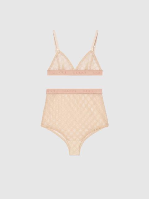 GUCCI GG tulle lingerie set