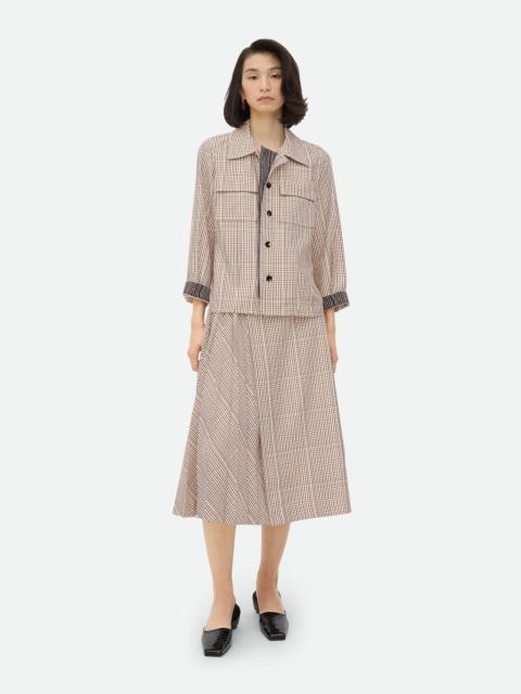 Bottega Veneta Check Viscose Shirt