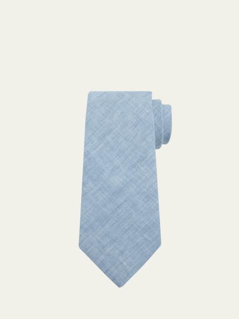 Ralph Lauren Men's Delave Linen-Blend Tie