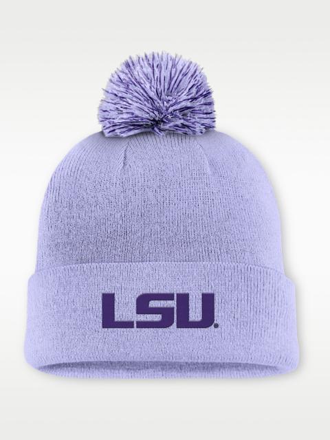 Nike LSU Primetime Campus Toned Men's Nike College Cuffed Pom Beanie
