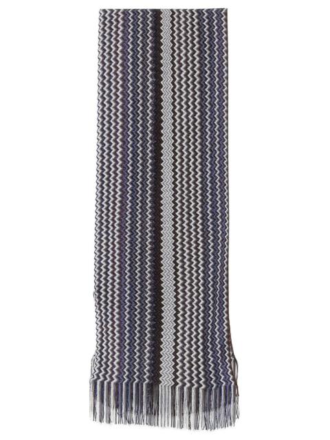 Missoni ZIG-ZAG VISCOSE FRINGED SCARF