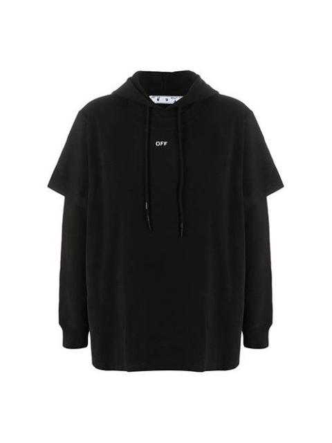 Off-White Men's Off-White Arrow Logo Black OMBB051E20FLE0011001