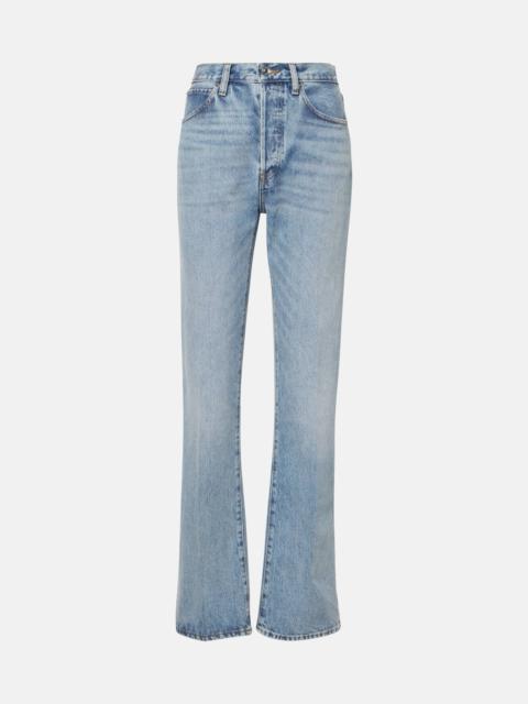 FRAME The Vertical high-rise straight jeans