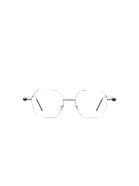 Kuboraum P70 geometric-frame glasses