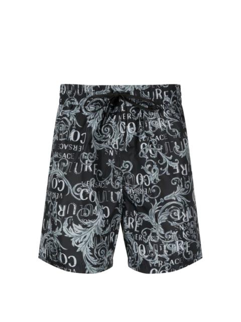 VERSACE JEANS COUTURE baroque-print shorts