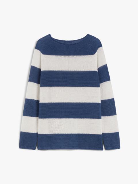 'S Max Mara QUARRY Striped linen sweater