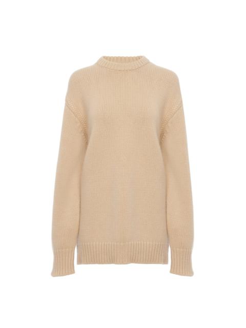 Chloé OVERSIZED KNITTED SWEATER IN CASHMERE & COTTON