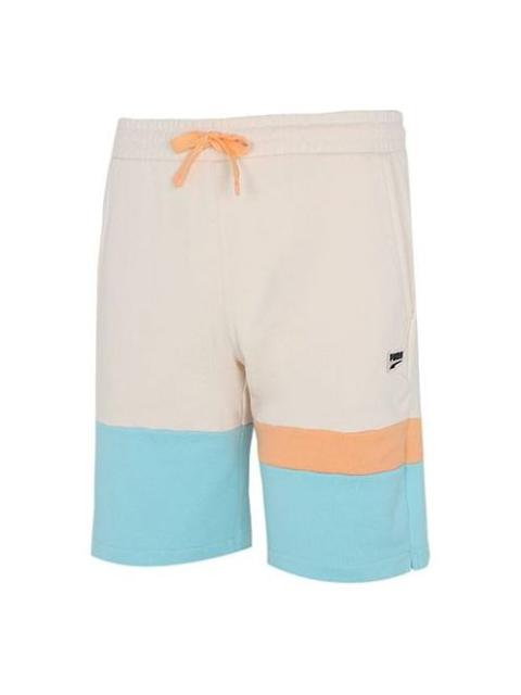 PUMA PUMA Solid Basic Shorts 'Beige Blue Orange' 531304-75