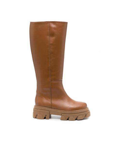 ALOHAS Katiuska leather knee-high boots