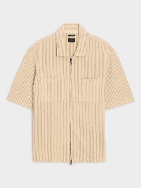 TODD SNYDER Dune Zip-Up Polo