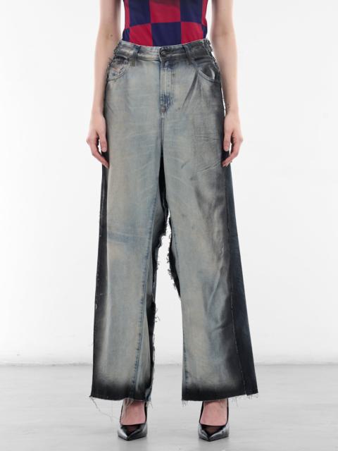 prototypes Sprayed New Denim Jeans