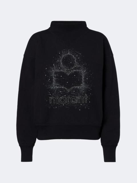 Isabel Marant Étoile Moby sequined cotton-blend sweatshirt
