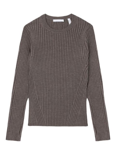 Helmut Lang ribbed open-back top