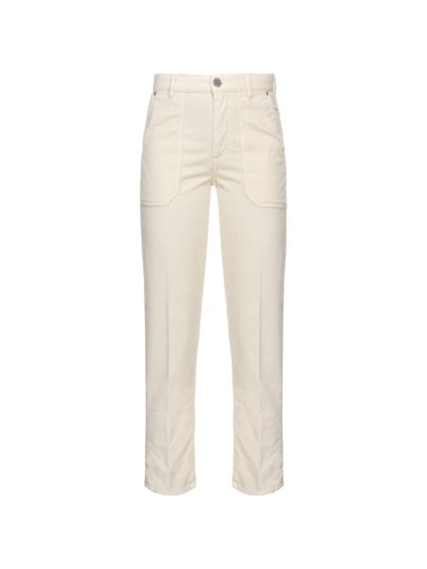 Cloe straight-leg corduroy trousers