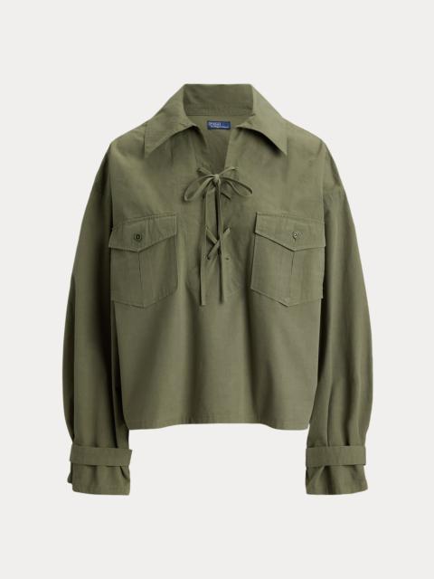Polo Ralph Lauren Lace-Up Cotton Shirt
