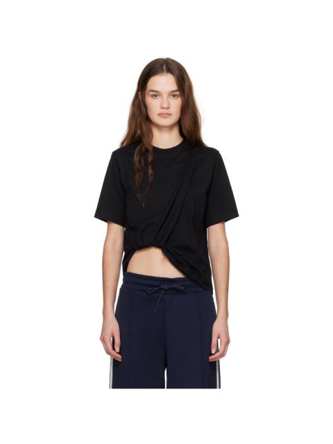 Tシャツ・カットソー OPEN YY_TheOpen Product TRIPLE KNOT CREW NECK TOP (BLACK) TRIPLE KNOT CREW NECK TOP, BLACK